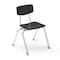 Virco 3000 Series 14" Classroom Chair, Kindergarten - 2nd Grade with Nylon Glides - Black Seat 3014 - alternate 1